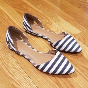 Canvas Flats, sz 9.5